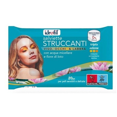 SALVIETTE IDROFIL STRUCC.FIORI Lx20